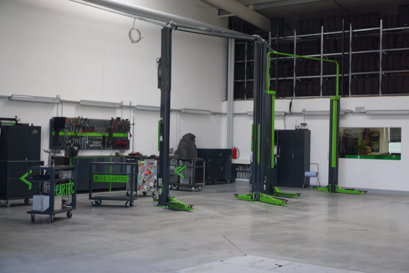 Werkstatthalle von KS Cartec